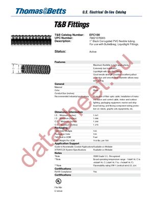 EFC100 datasheet  